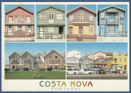 Aveiro - Costa Nova. Pormenor Das Casas Típicas - Aveiro