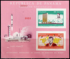 PANAMA 1966 JOHN KENNEDY MI No BLOCK 62 MNH VF!! - Kennedy (John F.)