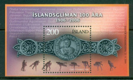 ICELAND 2006 Mi BL 41** 100th Anniversary Of The Icelandic Wrestling Tournament [B559] - Wrestling