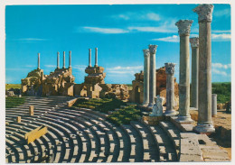 LIBYA LEPTIS MAGNA The Theatre, Teatro, Vintage Old Photo Postcard - Libyen