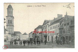 Lokeren Grote Markt La Grand' Place Geanimeerd Heliotypie De Graeve 1909 - Lokeren