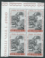 Italia 1967; Prima Reazione Nucleare, Enrico Fermi; Quartina D' Angolo Superiore. - 1961-70: Nieuw/plakker