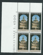 Italia 1967; Francesco Borromini, Architetto; Quartina D' Angolo Superiore. - 1961-70: Nieuw/plakker