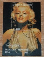 SAO TOME E PRINCIPE 1994, Marylin Monroe, Actors, Famous People, Mi #B313, Souvenir Sheet, Used - Schauspieler