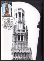 BRUGGE - BRUGES - Carte Maximum - Beffroi - Belfort - Groot Tornooi - Monumenten