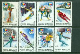 ROMANIA 1992 Mi 4761-68** Olympic Winter Games, Albertville [A4112] - Hiver 1992: Albertville