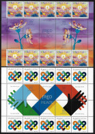 ALAND /ALAND ISLANDS /ÅLAND FINLAND - EUROPA 2023 -"PEACE –The Highest Value Of Humanity"-TWO SHEET Of 5 GUTTER PAIRS - 2023