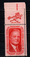 STATI UNITI - 1965 - Pres. Herbert Clark Hoover (1874-1964) - MNH - Neufs
