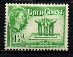 GOLD COAST - 1952 - EFFIGIE DELLA REGINA ELISABETTA - MNH - Costa D'Oro (...-1957)