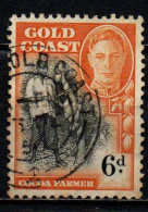 GOLD COAST - 1948 - EFFIGIE DEL RE GEORGE VI IN OVALE - USATO - Costa D'Oro (...-1957)