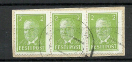 ESTLAND ESTONIA 1939 O TAEBLA Michel 114 As 3-stripe - Estland