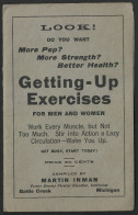 Getting-Up Exercises For Men And Women - EXERCISES (1918 Poster) (see Sales Conditions) 10050 - Gymnastik