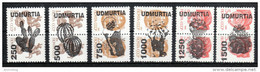 Udmurtien** 1990, Überdruck Kaktus Auf UdSSR-Marken / Udmurtia 1990, MNH, Overprint Of Cacti On USSR Stamps - Sukkulenten