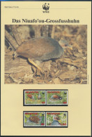 WWF Tonga 233-236 Niuafo'ou Großfußhuhn Tiere Vögel Kpl. Kapitel Bestehend - Tonga (1970-...)