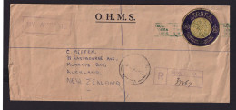 Flugpost Tonga Ozeanien Südpazifik O.H.M.S. R Brief Destiantion Auckland - Tonga (1970-...)