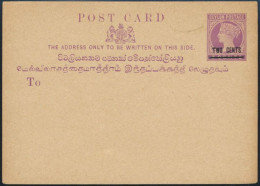 Sri Lanka Ceylon Ganzsache Queen Victoria P 27 Portosenkung 2 Auf 3 Cent - Sri Lanka (Ceilán) (1948-...)