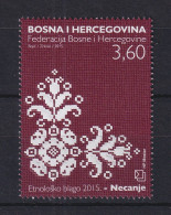 Bosnien (kroatische Post) 2015 Necanje-Spitze Mi.-Nr. 416 ** - Bosnie-Herzegovine