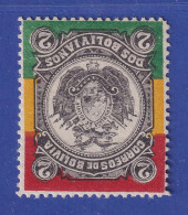 Bolivien 1897 Höchstwert 2B Wappen Mi.-Nr. 52 Ungebraucht * - Bolivien