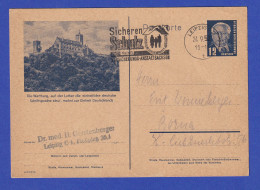 DDR 1953 Bildpostkarte P47/07 Wartburg Luther 1952 Gel. Von Leipzig Nach Borna - Altri & Non Classificati