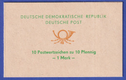 DDR Sondermarkenheftchen Mi.-Nr. SMHD 1 C Postfrisch ** - Libretti