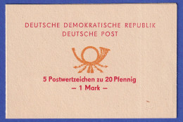 DDR Sondermarkenheftchen Mi.-Nr. SMHD 2 A Postfrisch ** - Cuadernillos