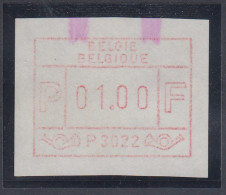 Belgien FRAMA-ATM P3022 Ninove Mit ENDSTREIFEN-Anfang ** Wert 01,00 - Other & Unclassified