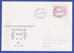 Norwegen / Norge Frama-ATM Mi.-Nr. 2.1a Wert 125 Auf FDC TROMSÖ - Timbres De Distributeurs [ATM]