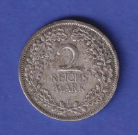 Deutsches Reich Silbermünze 2 Reichsmark 1926 E Ss - Other & Unclassified