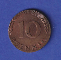 Bundesrepublik 10 Pfennig Verprägung 1969 D Auf 2Pf-Schrötling - Other & Unclassified