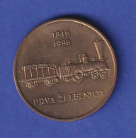 Slowenien Umlaufmünze 5 Tolariev 150 Jahre Eisenbahn 1996 - Andere - Europa