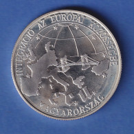 Ungarn 1993 Silbermünze Ungarn In Europa 500 Forint 31,46g Ag925 PP - Hungary