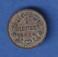 Frankfurt Silbermünze 1 Kreuzer 1864 - Other & Unclassified