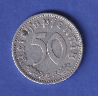 Deutsches Reich Aluminium-Münze 50 Reichspfennig 1935 E - 5 Reichsmark
