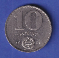 Ungarn Kursmünze 10 Forint 1971 - Hungría