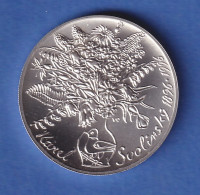 Tschechien 1996 Silbermünze 200 Kronen 100. Geburtstag Von Karel Svolinský Stg - Tsjechië