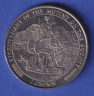 Isle Of Man Kursmünze 1 Crown - Meuterei Auf Der Bounty 1989 - Other & Unclassified