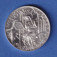 Tschechien 1997 Silbermünze 200 Kronen 650 Jahre Emmauskloster Stg - Czech Republic