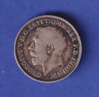 Großbritannien Silbermünze 3 Pence König George V. 1916 - Otros & Sin Clasificación