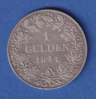 Frankfurt Silbermünze 1 Gulden 1844 - Sonstige & Ohne Zuordnung