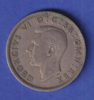 Großbritannien Kursmünze Half Crown König George VI. 1947 - Autres & Non Classés