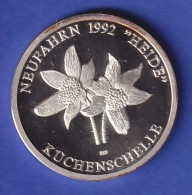 Silbermedaille Neufahrn 1992 - Küchenschelle - Kaiser Trajan PP - Non Classés