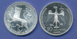 Bundesrepublik 10DM Silber-Gedenkmünze 1995, Heinrich Der Löwe - 10 Marchi