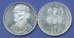 Bundesrepublik 10DM Silber-Gedenkmünze 1997, Philipp Melanchthon - 10 Marcos