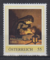 Österreich Meine Marke Albin Egger-Lienz Maria Mit Jesuskind Wert 0,55 **  - Personalisierte Briefmarken