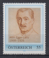 Österreich Meine Marke Albin Egger-Lienz Portrait Wert 0,55 **  - Persoonlijke Postzegels