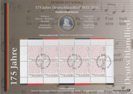 Bundesrepublik Numisblatt 4/2016 Deutschlandlied Mit 20-Euro-Gedenkmünze  - Colecciones