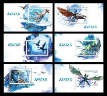 New Zealand 2023 Mih. 3985/90 (Bl.506/11) Cinema. Film Avatar: The Way Of Water MNH ** - Neufs