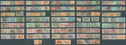 Plebiscite, Upper Silesia, 1920; Lot Of 5 ENHANCED Sets MiNr 13-29 (138 Stamps) - Used - Silezië