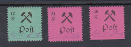 Lokalausgaben Großräschen 1945 Mi.-Nr. 25-27 Jew. Type IV "Schusterhammer" **  - Postfris