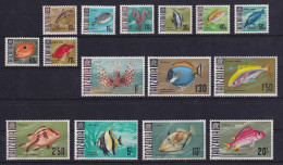 Tansania 1967 Fische Satz Mi.-Nr. 19-34 (Nr. 19 Fehlt) Postfrisch ** - Tanzania (1964-...)